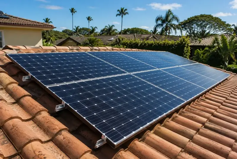 Installation de panneaux solaires à Verrie